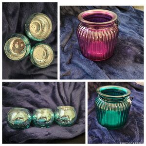 Bundle of Tealight Holders & Colorful Lanterns